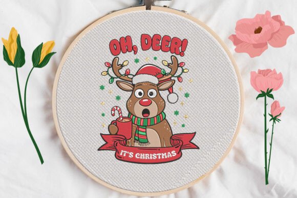 Funny Christmas Reindeer