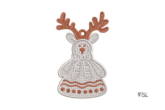 Lace Reindeer