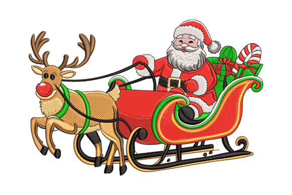 Santa Sleigh Embroidery Review